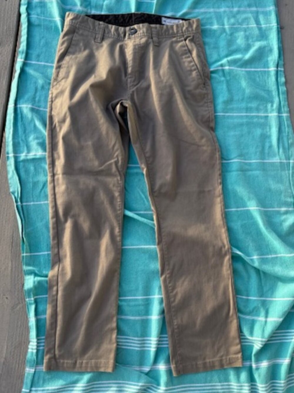 Volcom Khaki Pants, True to This, Waist Size 30, Very Cheap